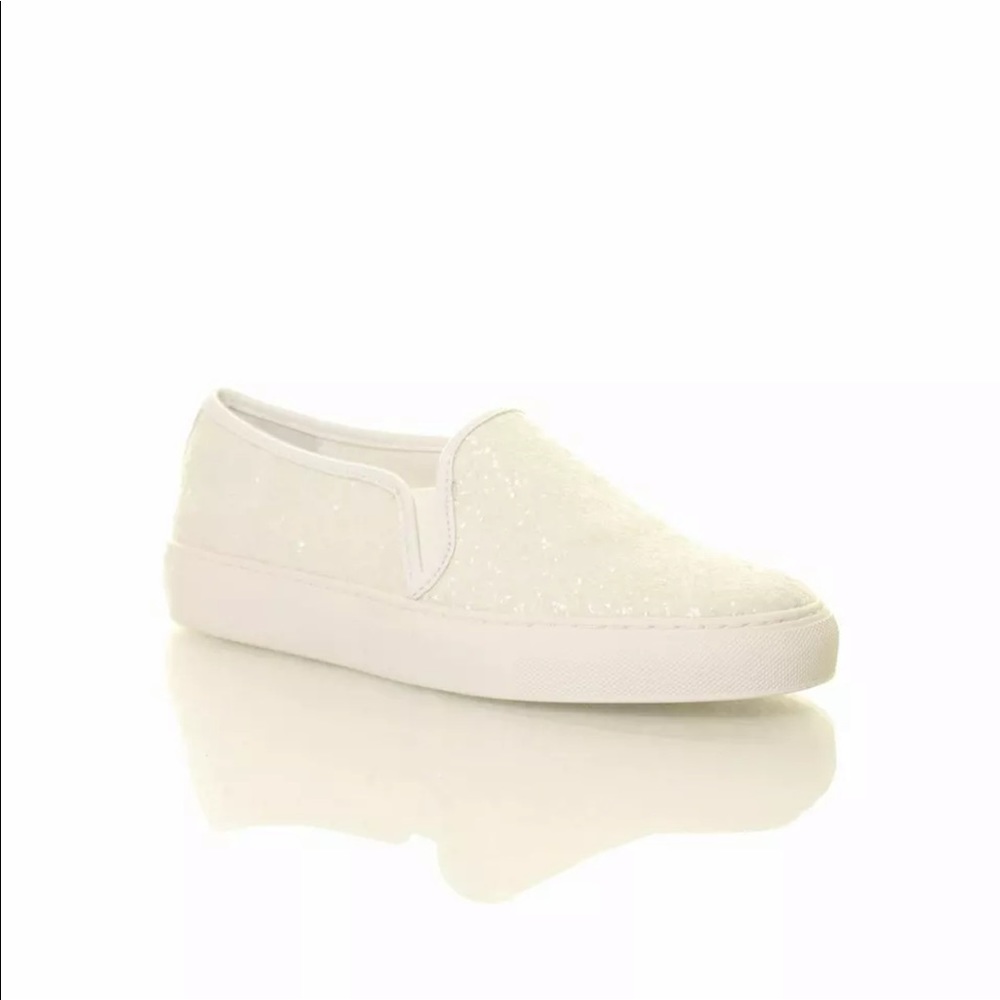 New In Box - Katy Perry Glittery Slip On Sneakers